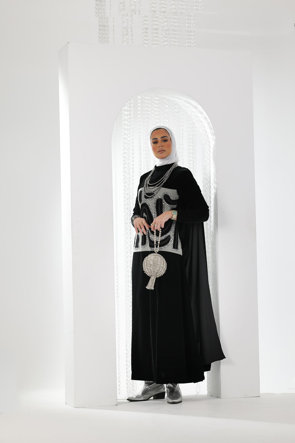 Qout Kaftan  – Black