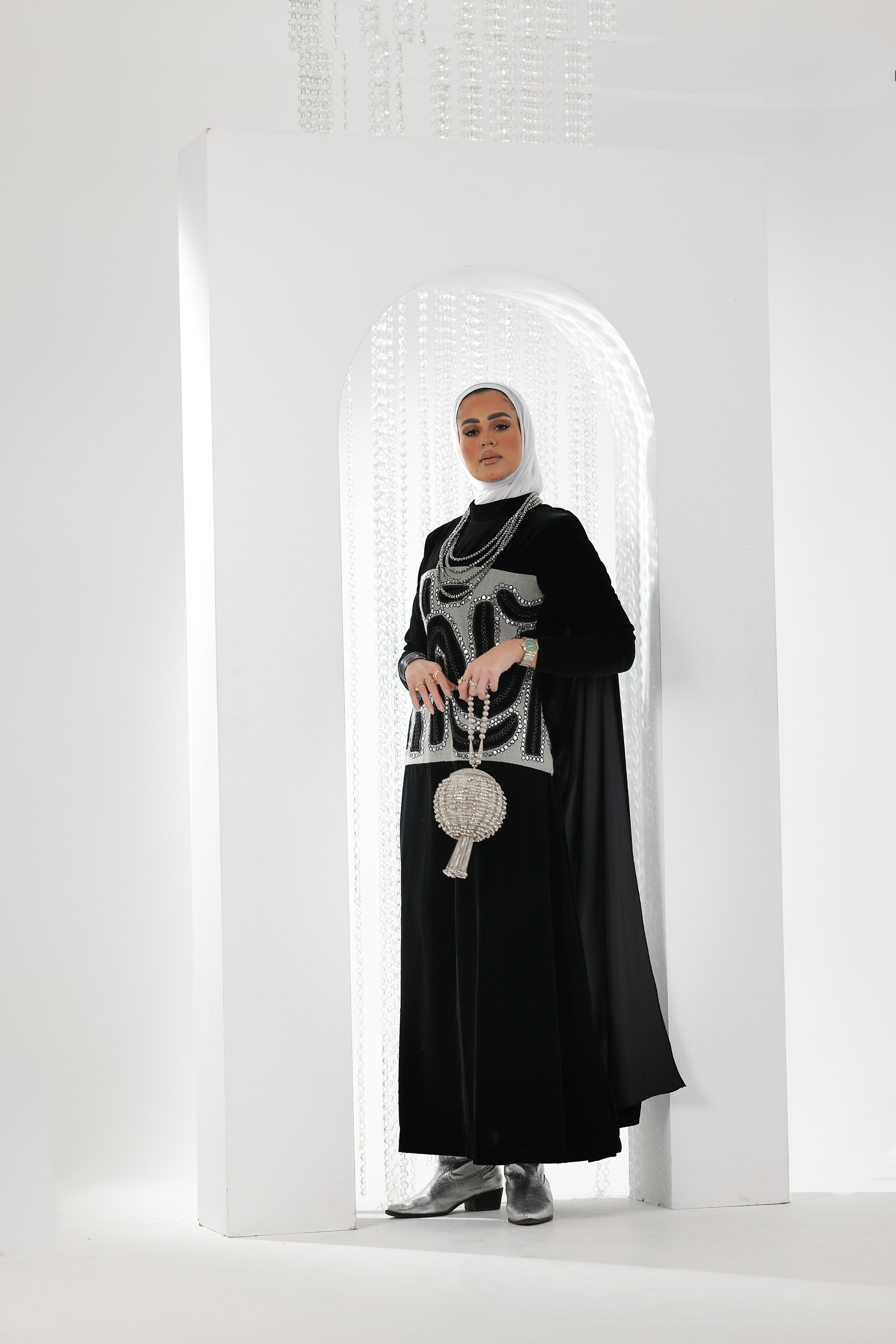 Qout Kaftan  – Black