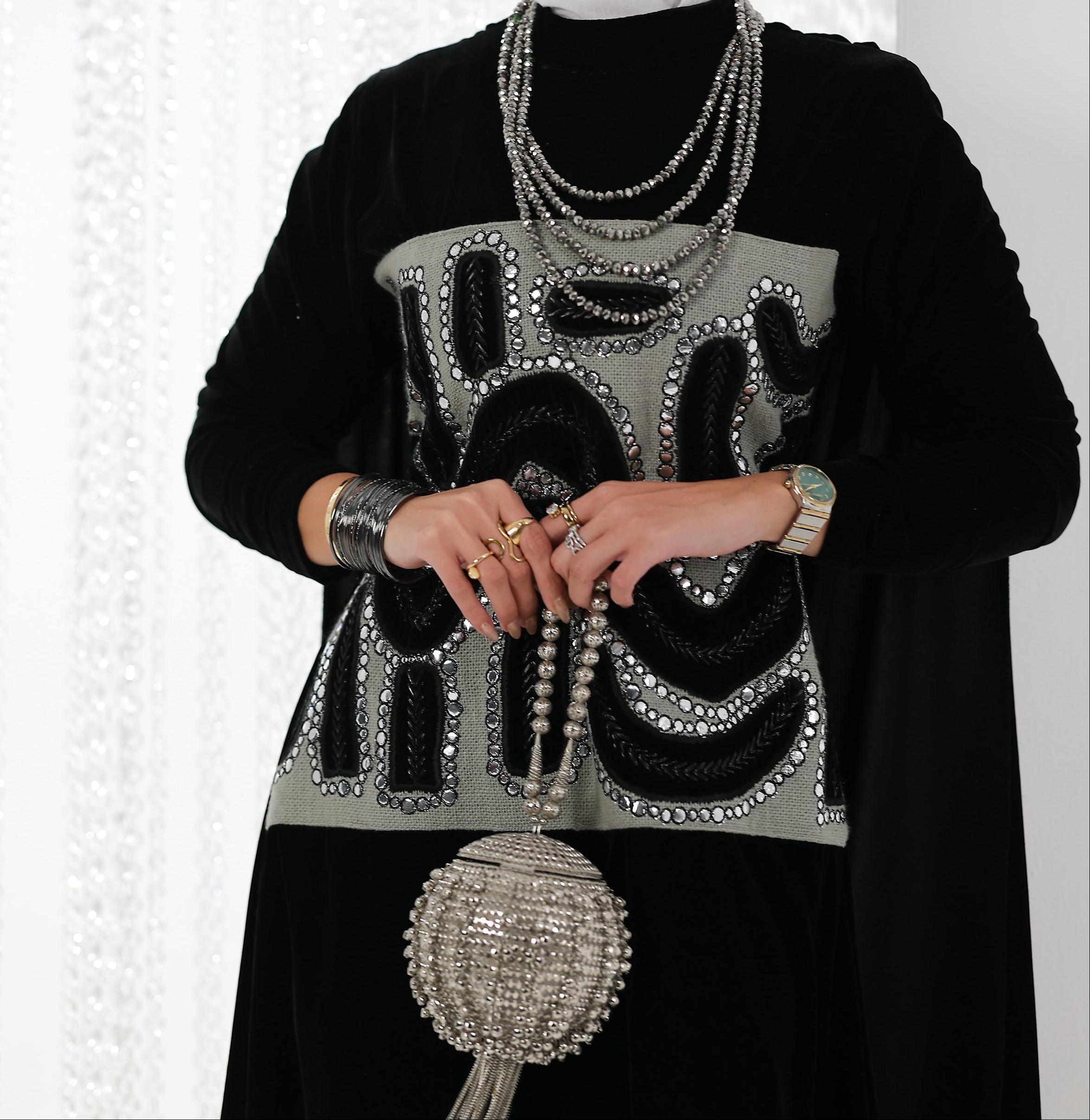 Qout Kaftan  – Black