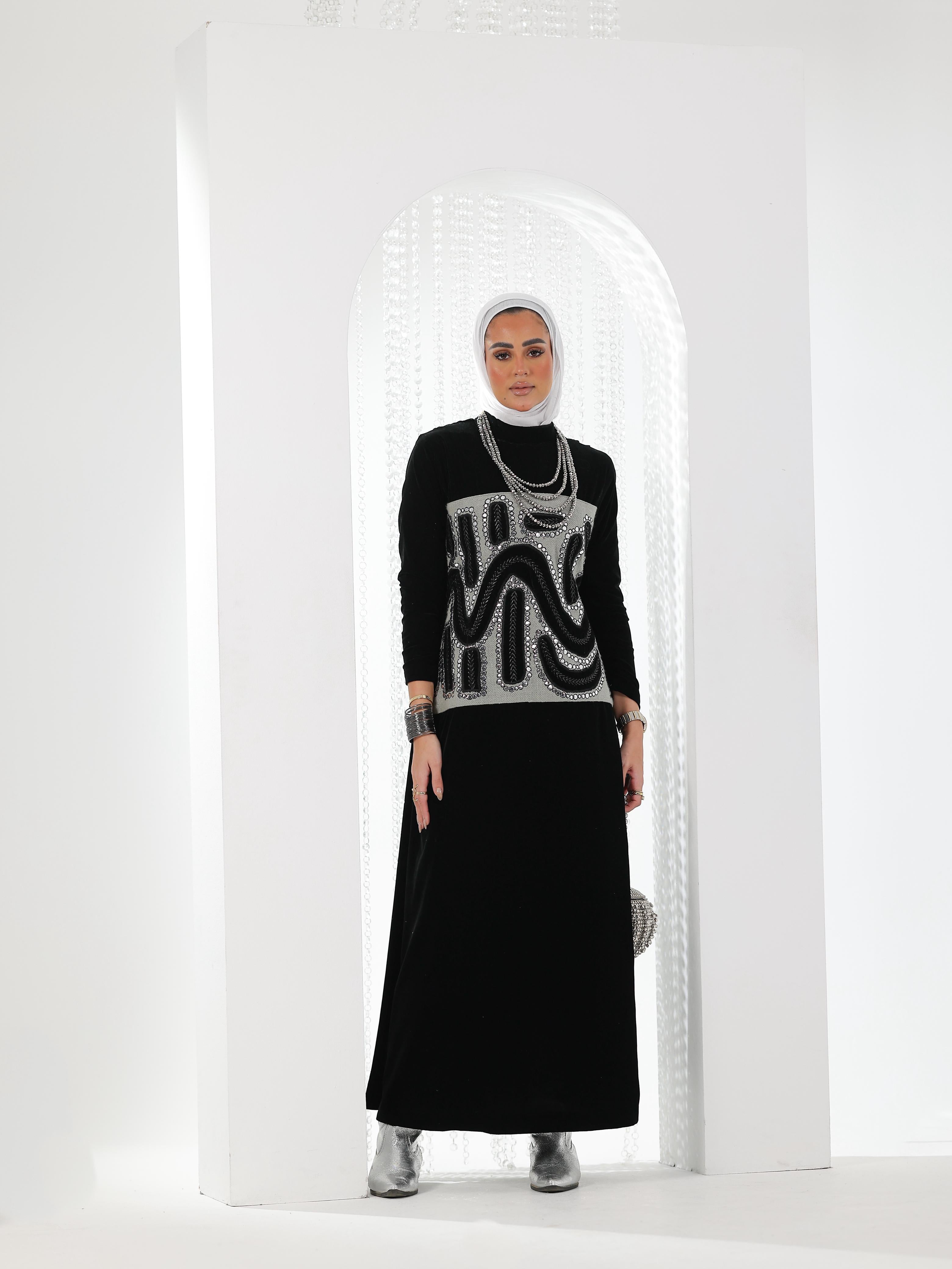 Qout Kaftan  – Black